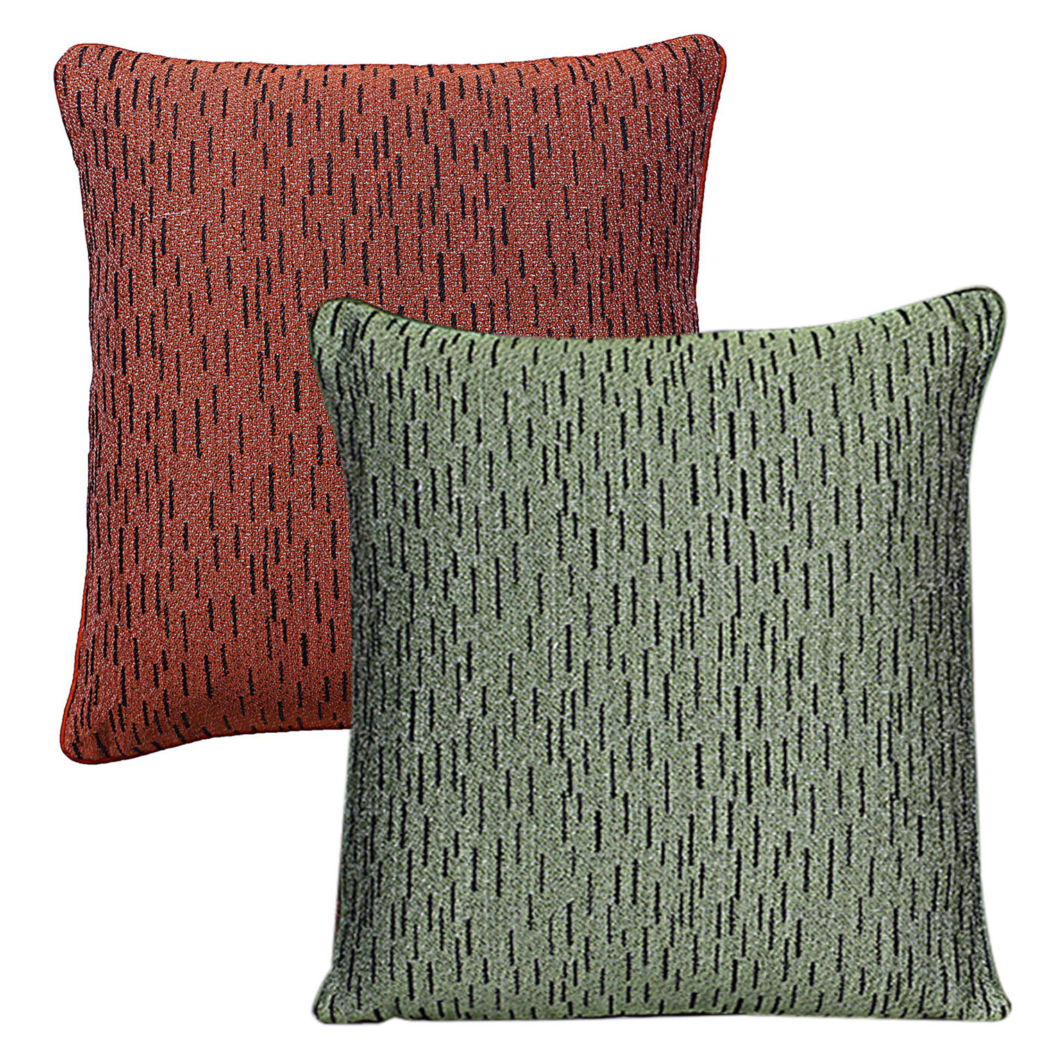 Kuber Industries Strips Print Cushion Cover|Ractangle Cushion Covers|Sofa Cushion Covers|Cushion Covers 16 inch x 16 inch|Cushion Cover Set of 5 (Multicolor)