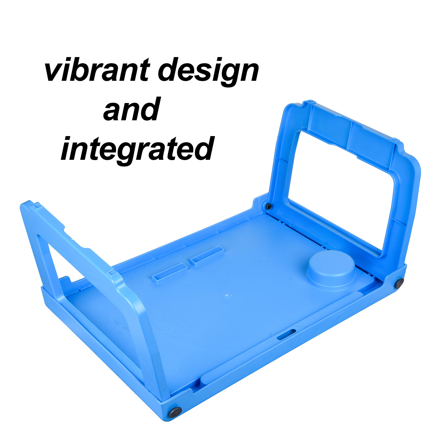 Kuber Industries Study Table | Study Bed Table for Kids | Foldable Study Table | Ludo Game Table for Kids | Laptop Support Table | Kids Gaming Study Ludo Table with Bottle Holder | Blue