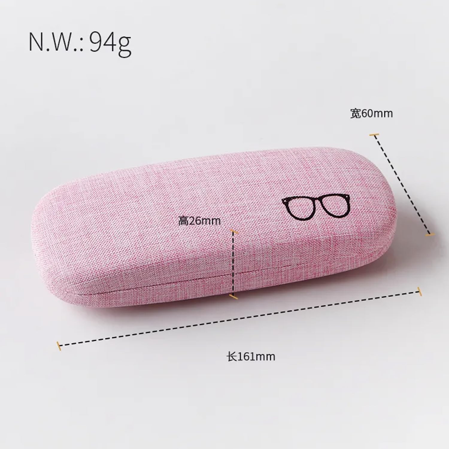 Kuber Industries Sunglass Case|Goggles Organizer Box For Men, Women|Durable Shades Organizer (Pink)
