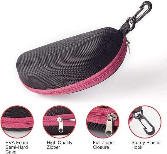 Kuber Industries Sunglass Cases Set of 2|Goggles Organizer Box For Men, Women|Durable Shades Organizer (Random Color)
