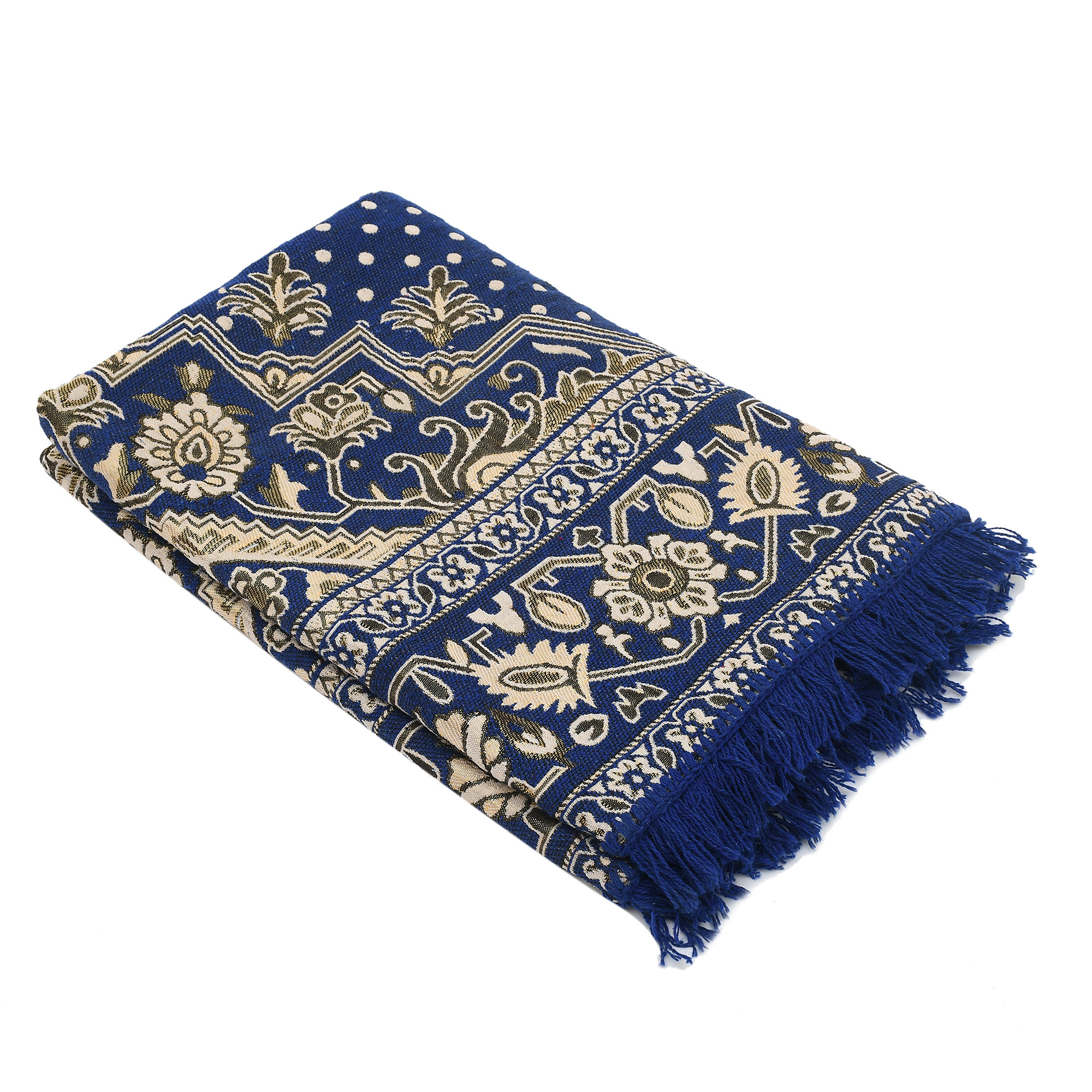 Kuber Industries Super Soft Area Rugs Silky Smooth Bedroom Mats for Living Room Kids Room Baby Room Dormitory Home Decor Carpet-5 x 7 Feet (Blue)