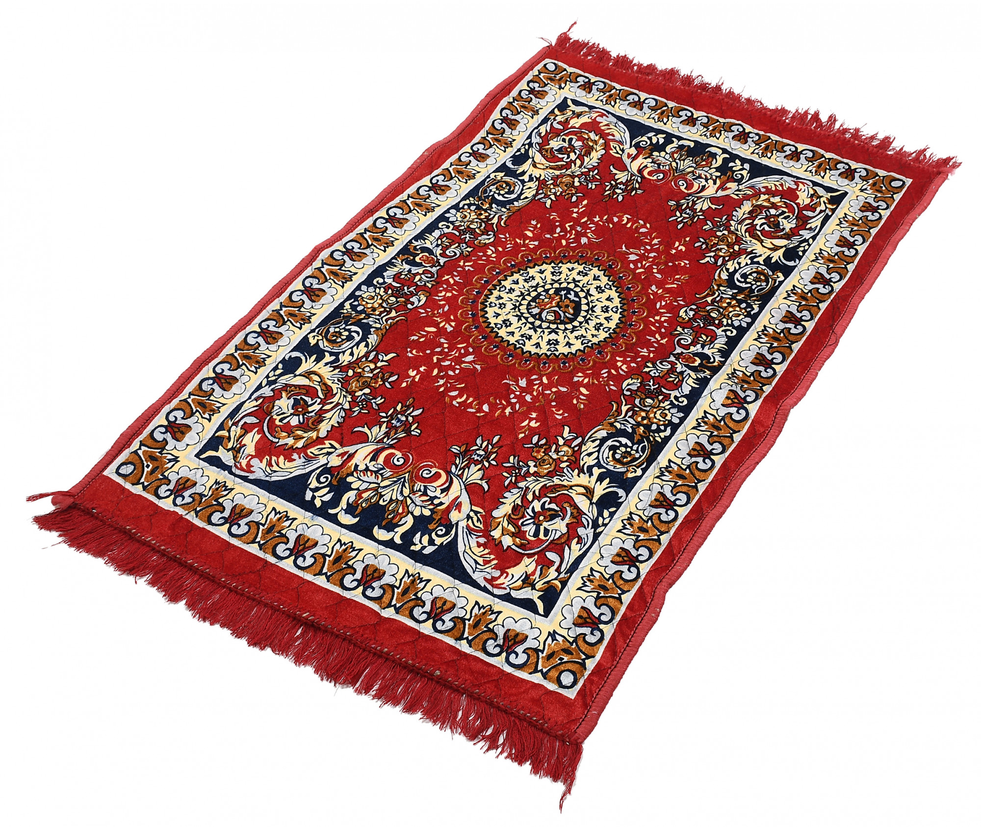 Kuber Industries Super Soft Area Rugs Silky Smooth Bedroom Mats for Living Room Kids Room Baby Room Dormitory Home Decor Carpet-4 x 2 Feet (Red)