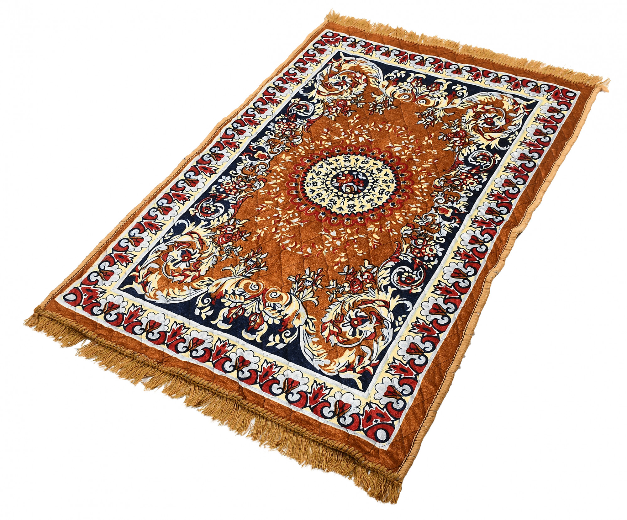 Kuber Industries Super Soft Area Rugs Silky Smooth Bedroom Mats for Living Room Kids Room Baby Room Dormitory Home Decor Carpet-4 x 2 Feet (Orange)