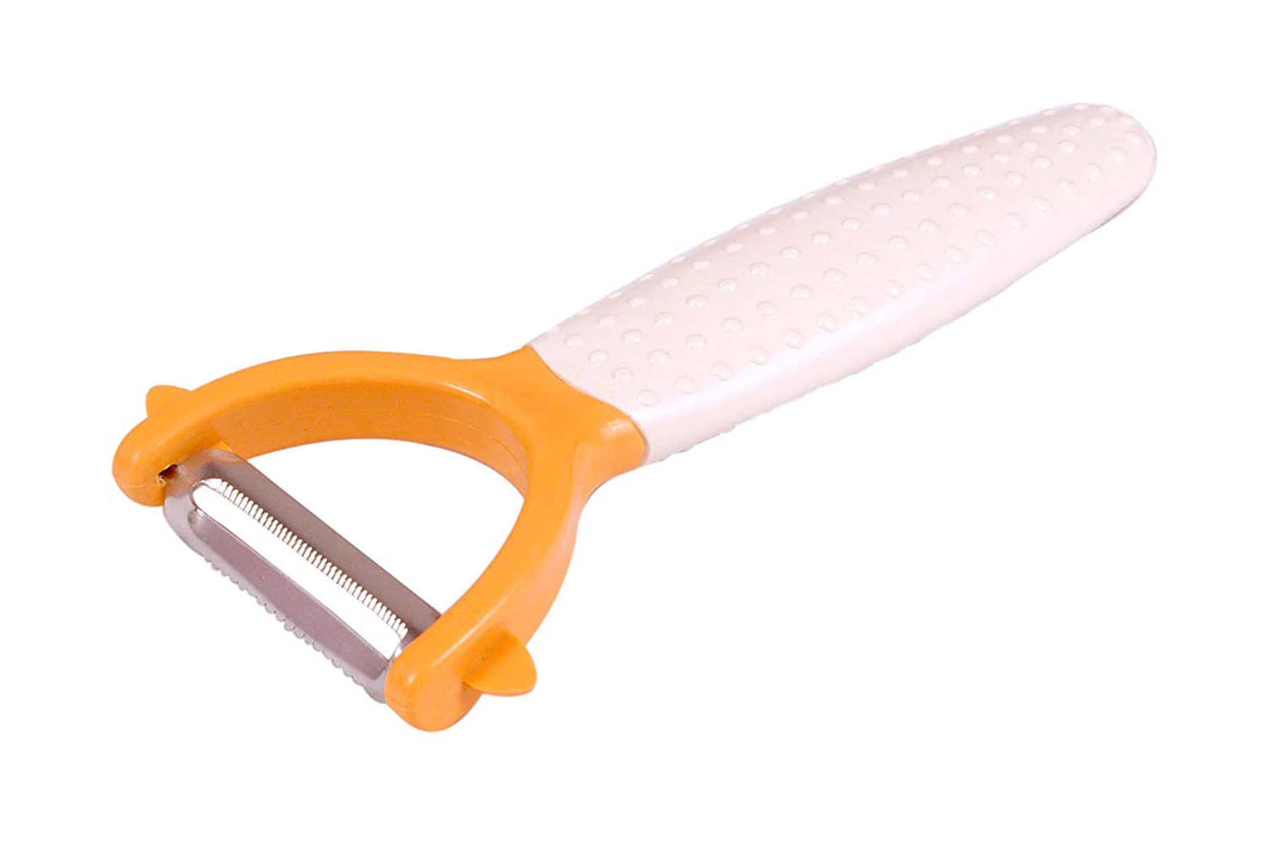 Kuber Industries Swiss Classic Multipurpose Peeler/Vegetable Scrapper Double Edge Serrated (Multi)