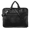 Synthetic Leather 5 Compartments Waterproof Office Bag For Men | Durable & Spacious Professional Sling & Hand Bag For Men’s Work & Travel | Black