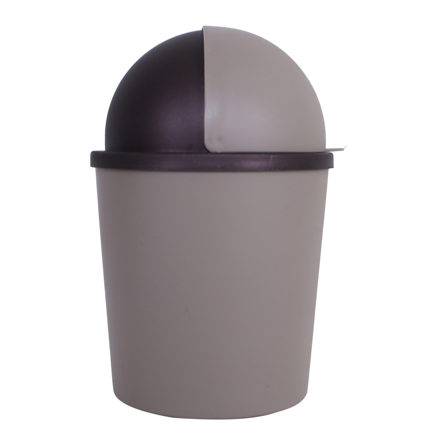 Kuber Industries Table Dustbin|Plastic Swinging Lid Waste Storage Garbage Bin|Desktop Trash Can For Study Table, Office|Pack of 2 (Multicolor)