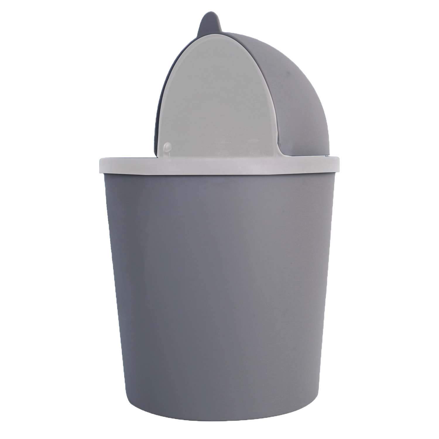 Kuber Industries Table Dustbin|Plastic Swinging Lid Waste Storage Garbage Bin|Desktop Trash Can For Study Table, Office|Pack of 2 (Multicolor)