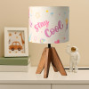 Table Lamp for Bedroom &amp; Living Room | Home Decor Bedside Table Lamp for Study Room | Desk Table Night Stand Lamp for Kids &amp; Students | Unicorn Stay Cool | Pink