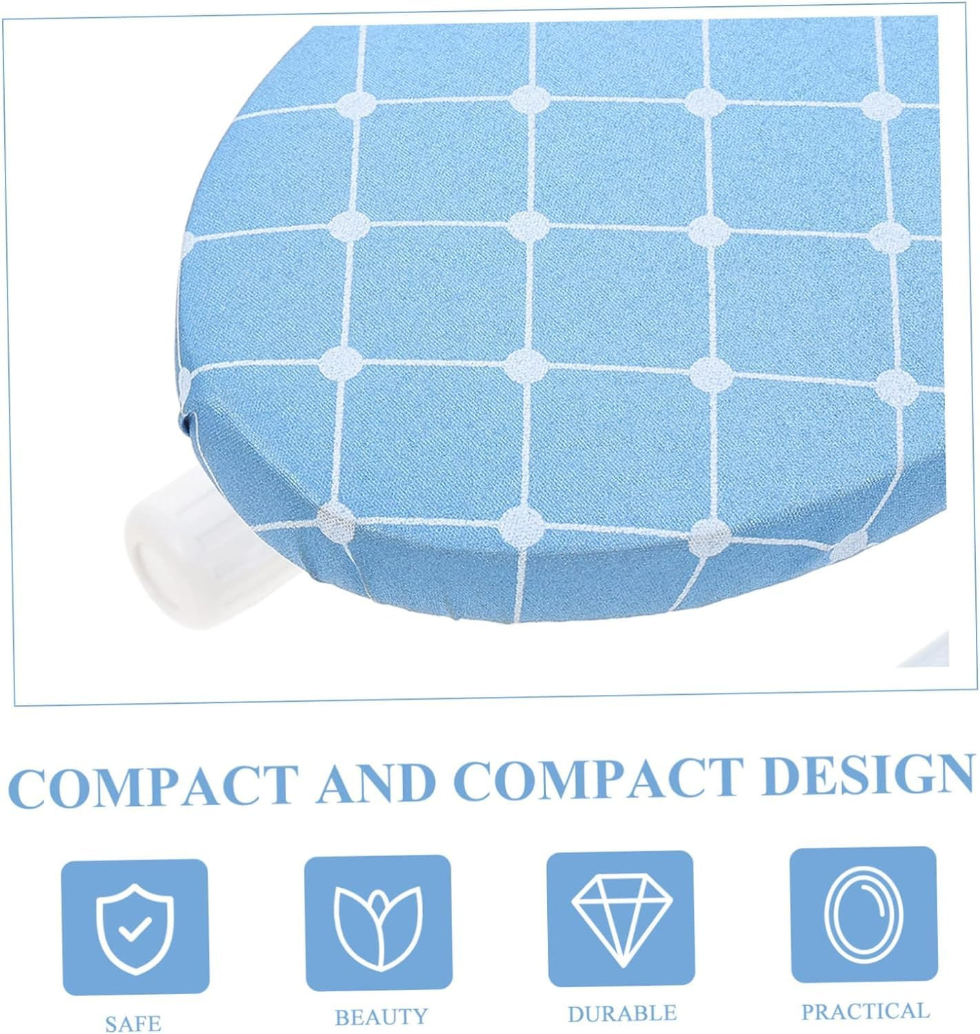 Kuber Industries Tabletop Ironing Board|Ironing Stand For Clothes|Press Table Stand For Home (Blue)
