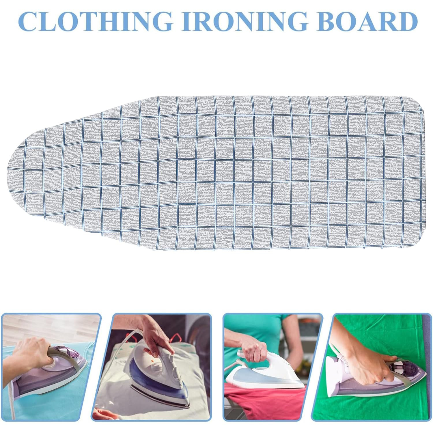 Kuber Industries Tabletop Ironing Board|Ironing Stand For Clothes|Press Table Stand For Home (Grey)