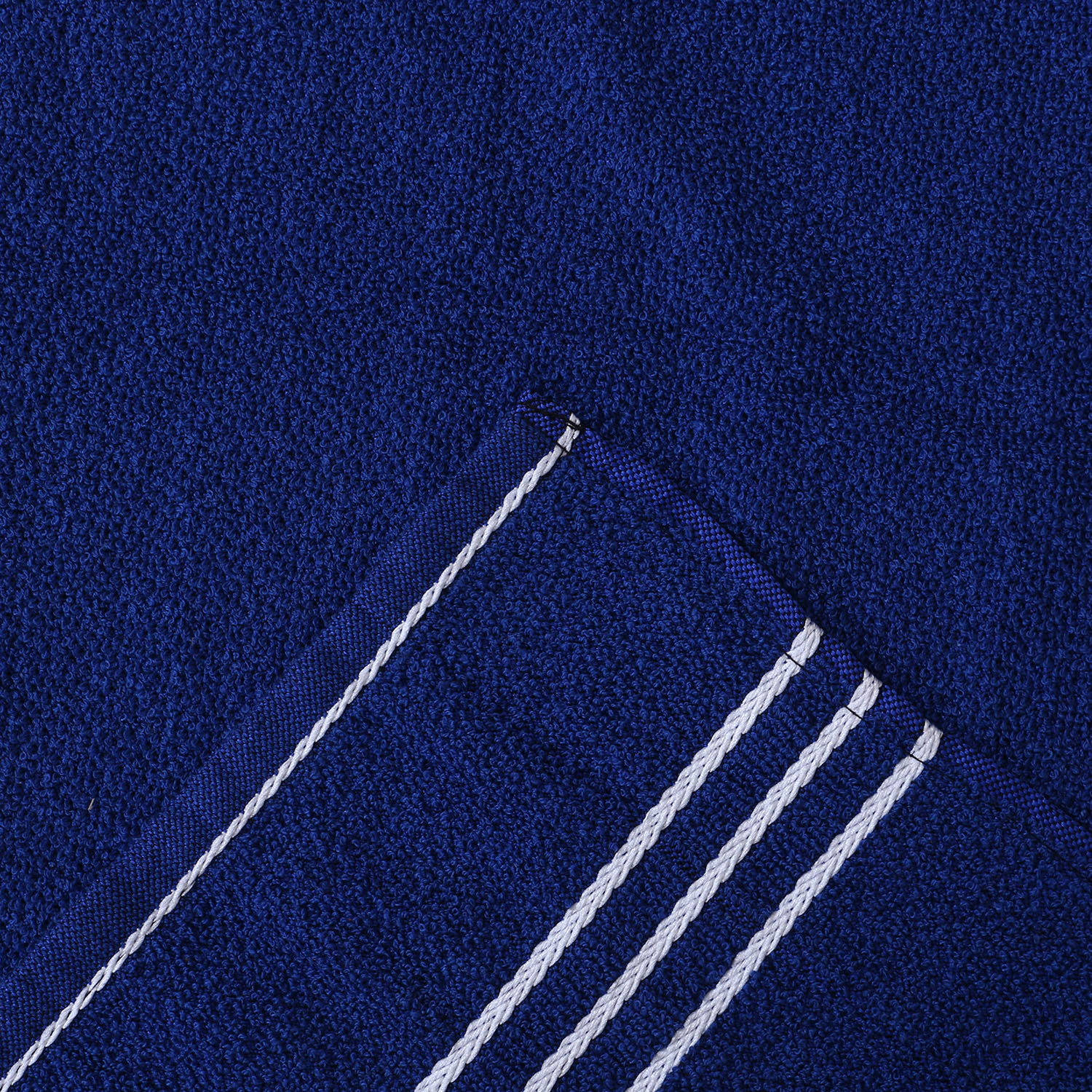 Kuber Industries Three Stripes Design Super Absorbent Cotton Hand Towel|Face Towel for Men,Women & Kids (Blue)