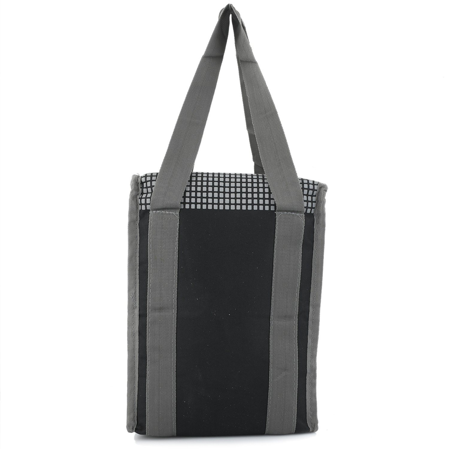 Kuber Industries Tiger Print Design  Canvas Waterproof Lunch Bag, Suitable for 3 Compartment (Grey)  -CTKTC38973