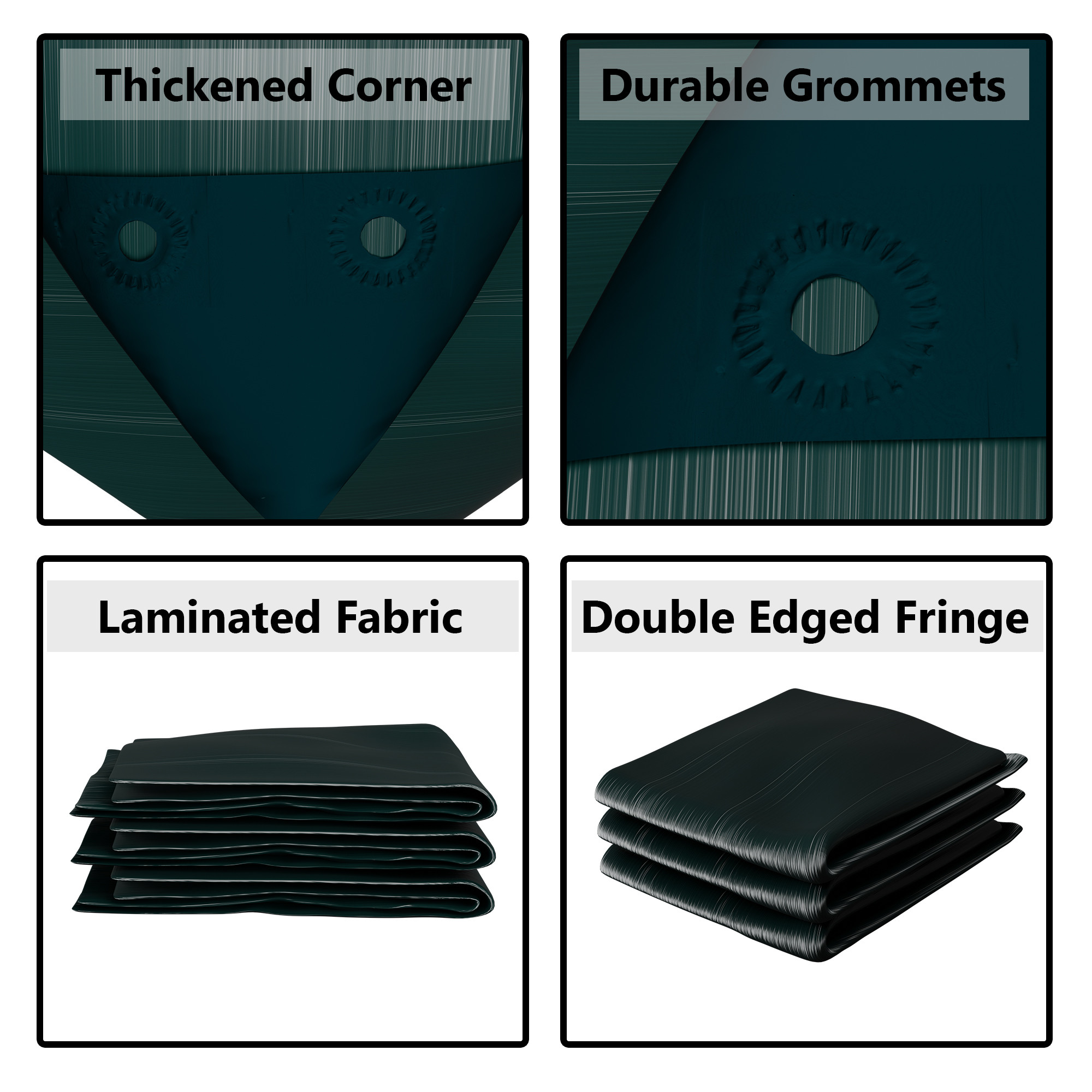 Kuber Industries Tirpal   Waterproof Tarpaulin Sheet  Eco-Friendly Tent Tirpal  120 GSM Tadpatri  Tharpai  Thadika  Thappi  Tarp  Lightweight Premium Tirpal  Green