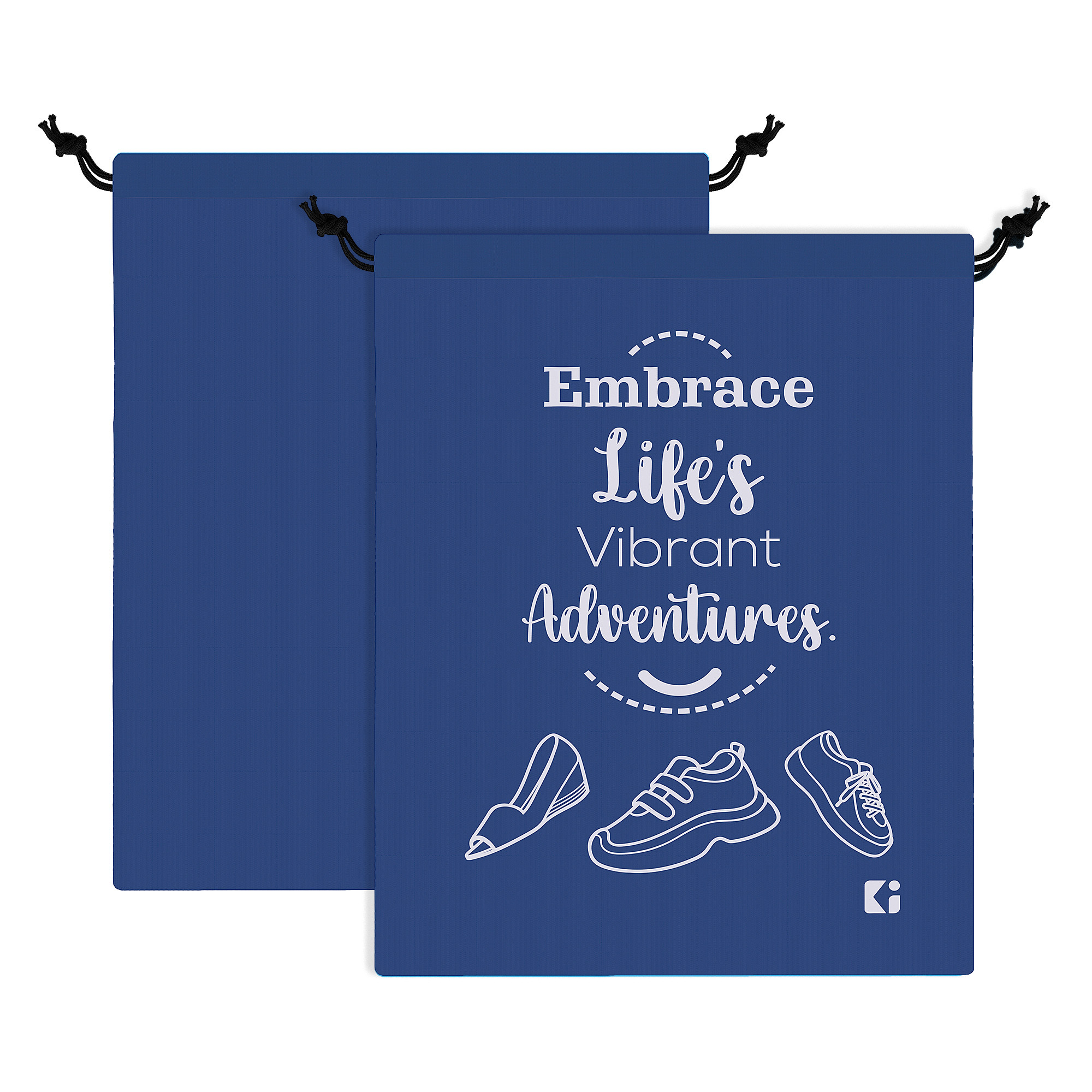 Kuber Industries Travel Packing Bags for Clothes | Travel Pouches | Packing Cubes Travel Organizer | Organizer Bags for Travel-Hiking-Adventure | Laundry-Toiletry Bag | Small | Royal Blue