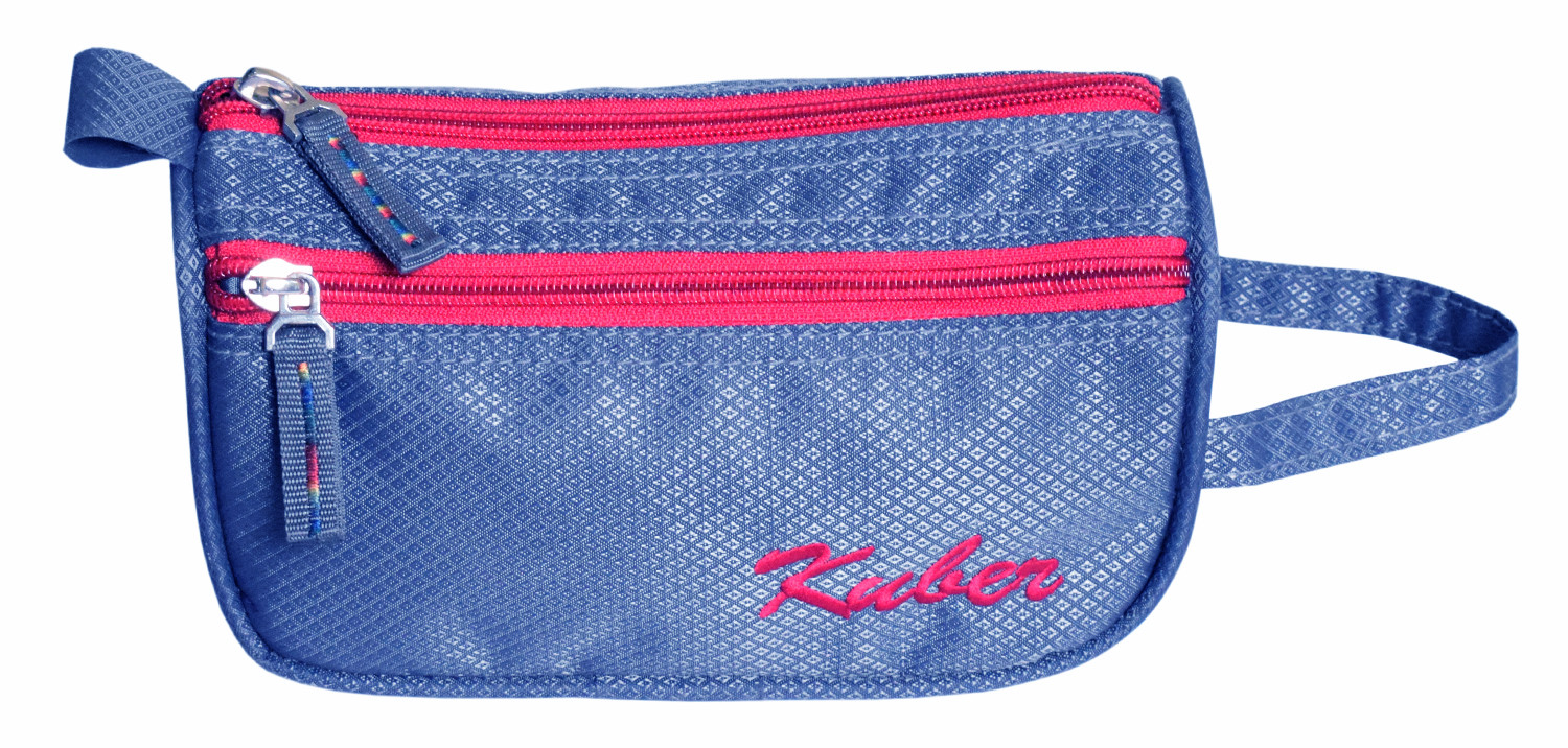 Kuber Industries Travel Toiletry Bag Shaving Dopp Kit (Blue)