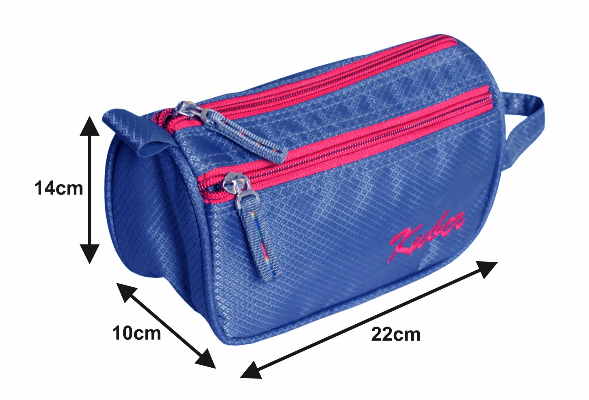Kuber Industries Travel Toiletry Bag Shaving Dopp Kit, Pack of 2 (Blue & Grey)