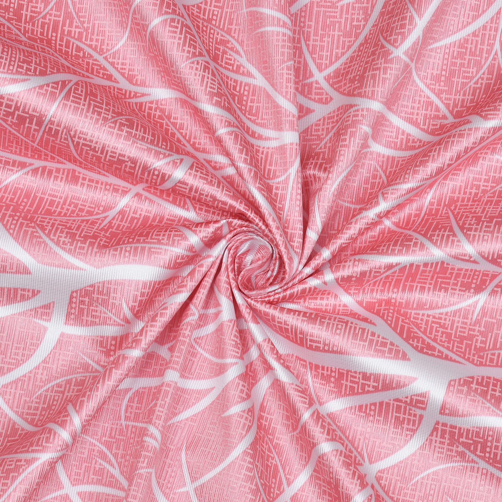 Kuber Industries Tree Printed 7 Feet Door Curtain For Living Room, Bed Room, Kids Room With 8 Eyelet (Pink)-HS43KUBMART25581