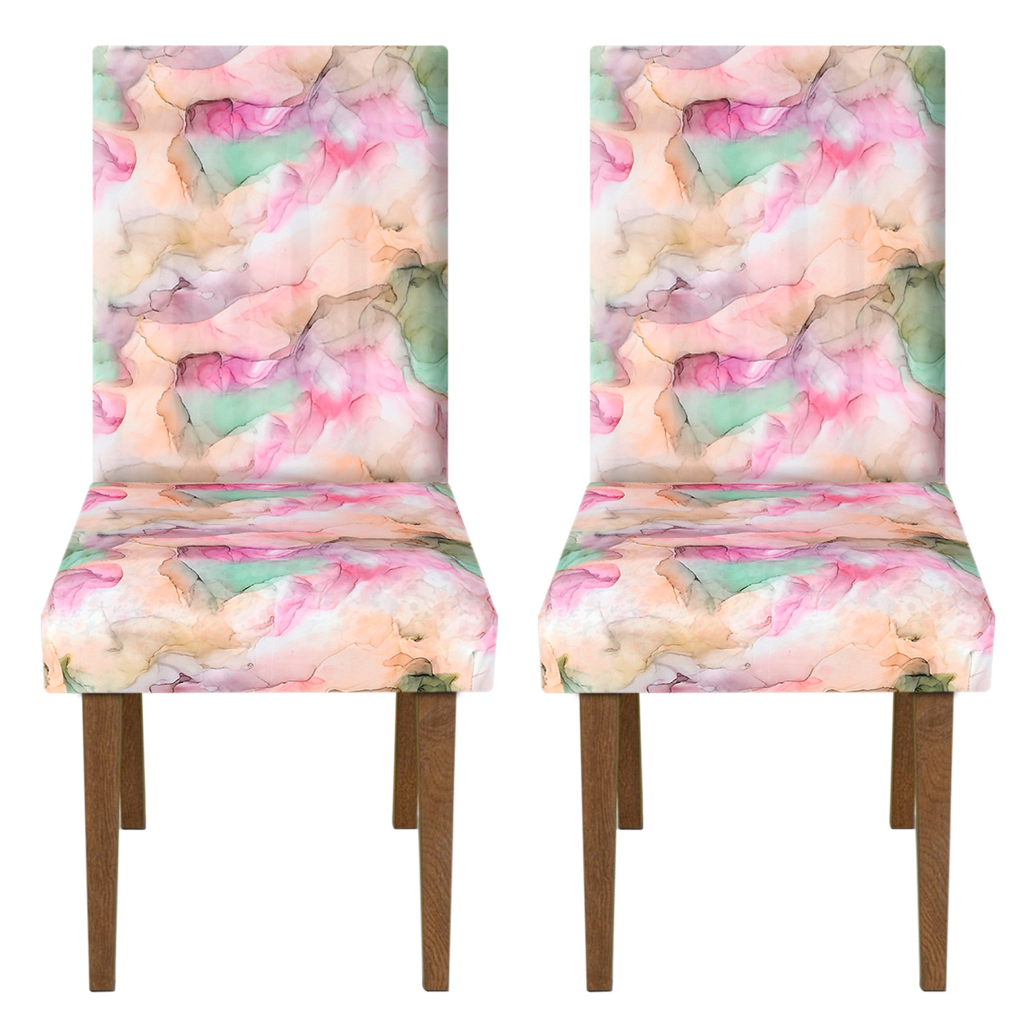 Kuber Industries Trippy Printed Elastic Stretchable Polyster Chair Cover For Home, Office, Hotels, Wedding Banquet (Multicolor)