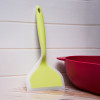 Turner | Silicone Wide Spatula Turner | Spatulas Turner for Nonstick Cookware | Omelette Turner for Cooking | Kitchen Turners | New Big Spatula | Green