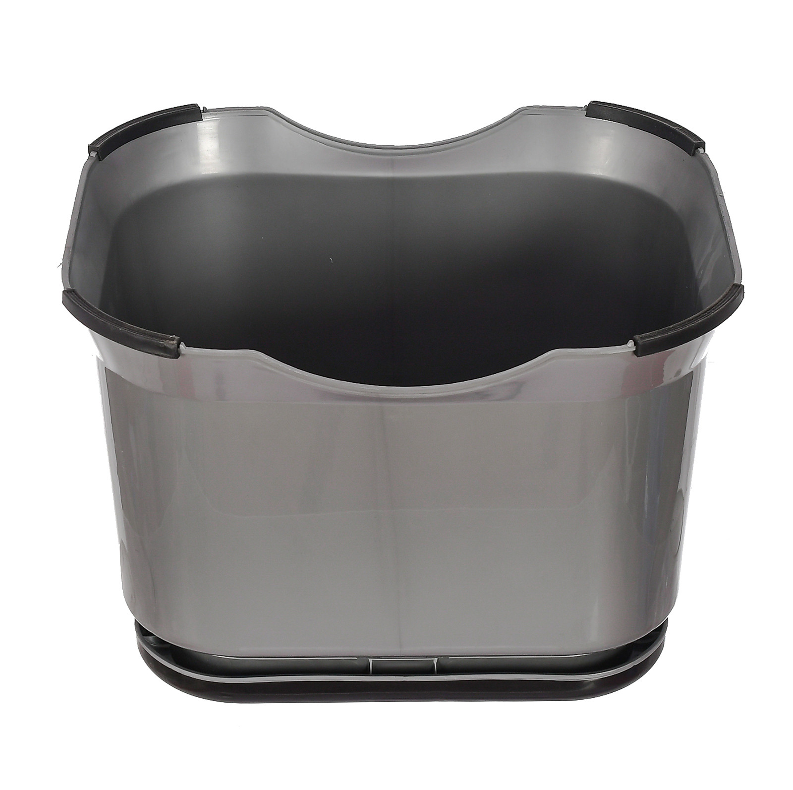 Kuber Industries Ultra 10 Multiuses Portable, Lightweight, Strong, Durable Plastic Bathroom/Step/Sitting Stool, Patla (Grey)-46KM0145