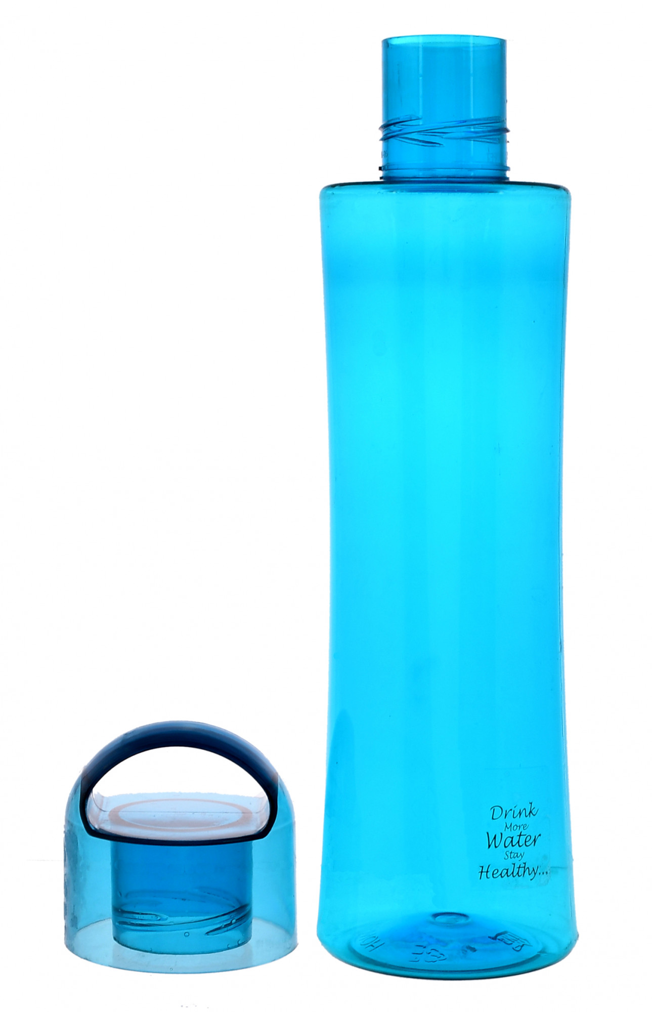 Kuber Industries Unbreakable BPA & Leak Free Plastic Water Bottle- 1 Litre, Pack of 6 (Blue & Green & Grey)