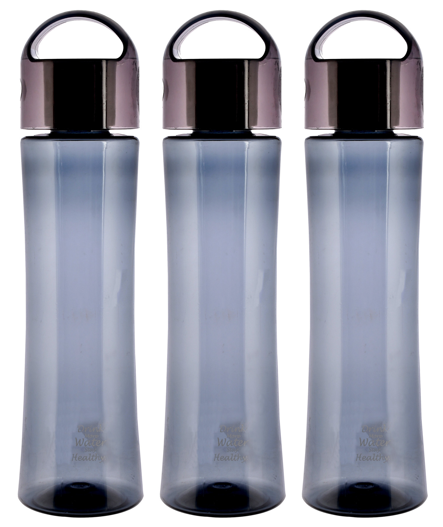 Kuber Industries Unbreakable BPA & Leak Free Plastic Water Bottle-1 Litre,(Grey)