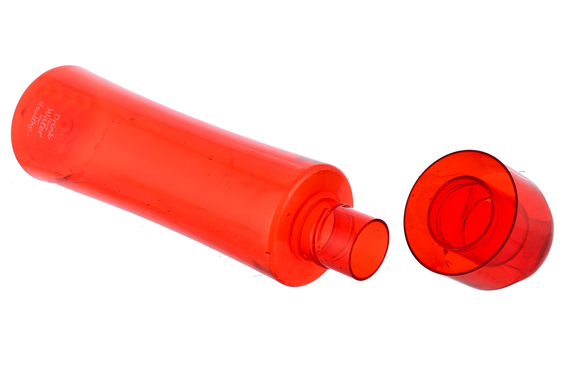Kuber Industries Unbreakable BPA & Leak Free Plastic Water Bottle-1 Litre,(Red)
