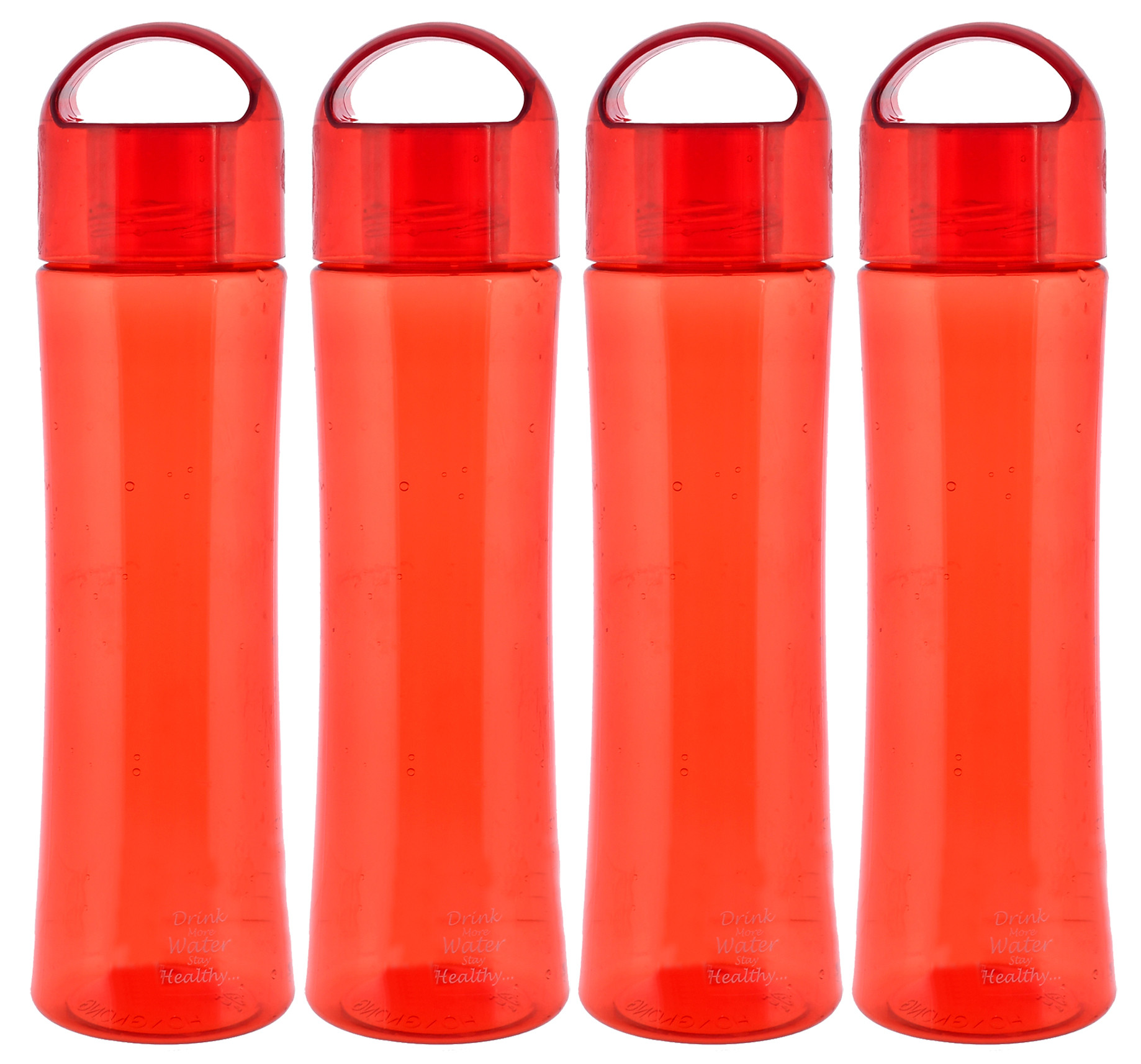 Kuber Industries Unbreakable BPA & Leak Free Plastic Water Bottle-1 Litre,(Red)