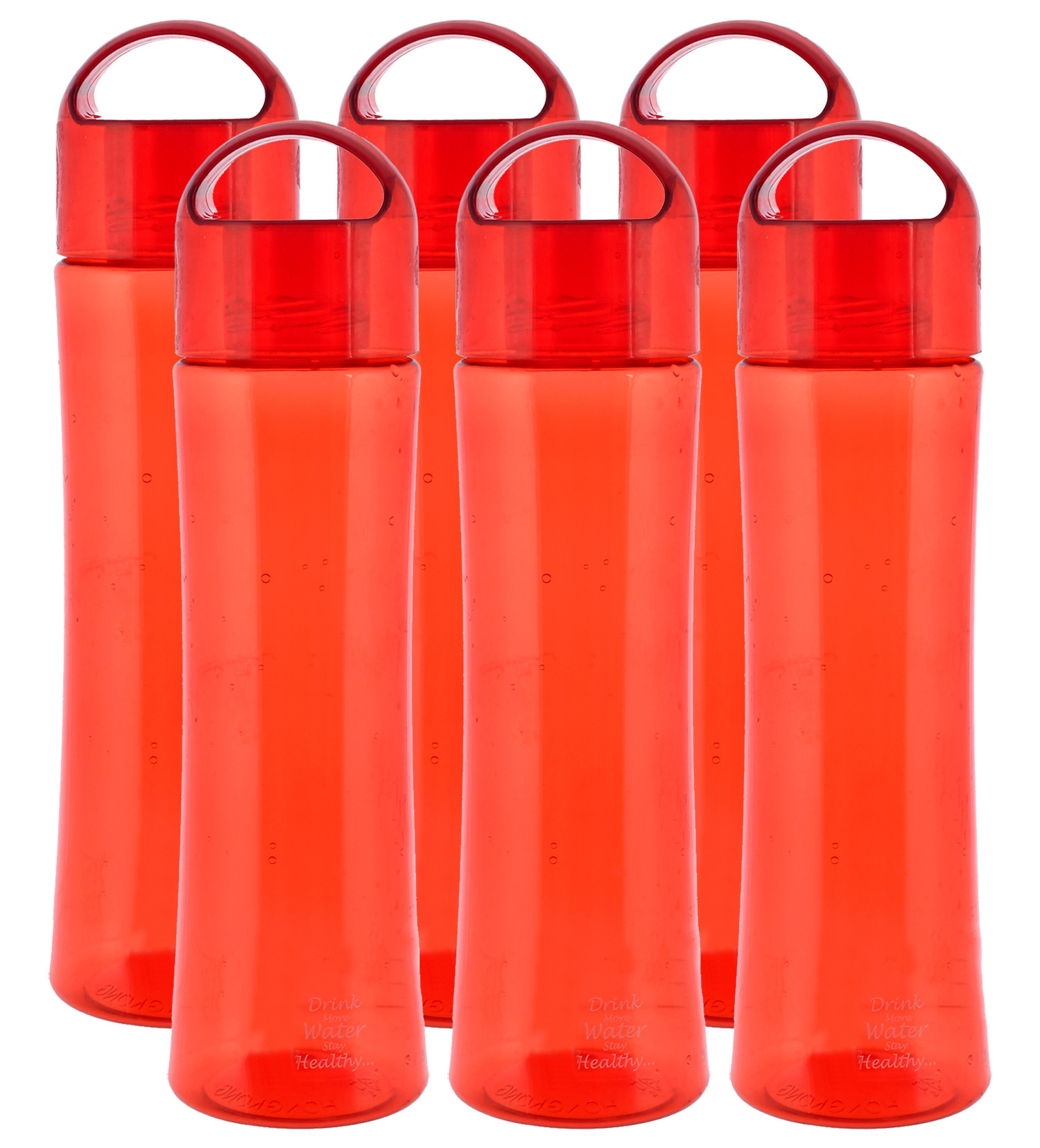Kuber Industries Unbreakable BPA & Leak Free Plastic Water Bottle-1 Litre,(Red)