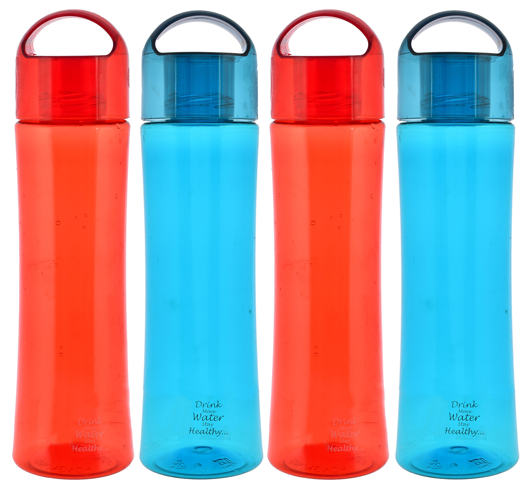 Kuber Industries Unbreakable BPA & Leak Free Plastic Water Bottle-1 Litre,(Red & Blue)