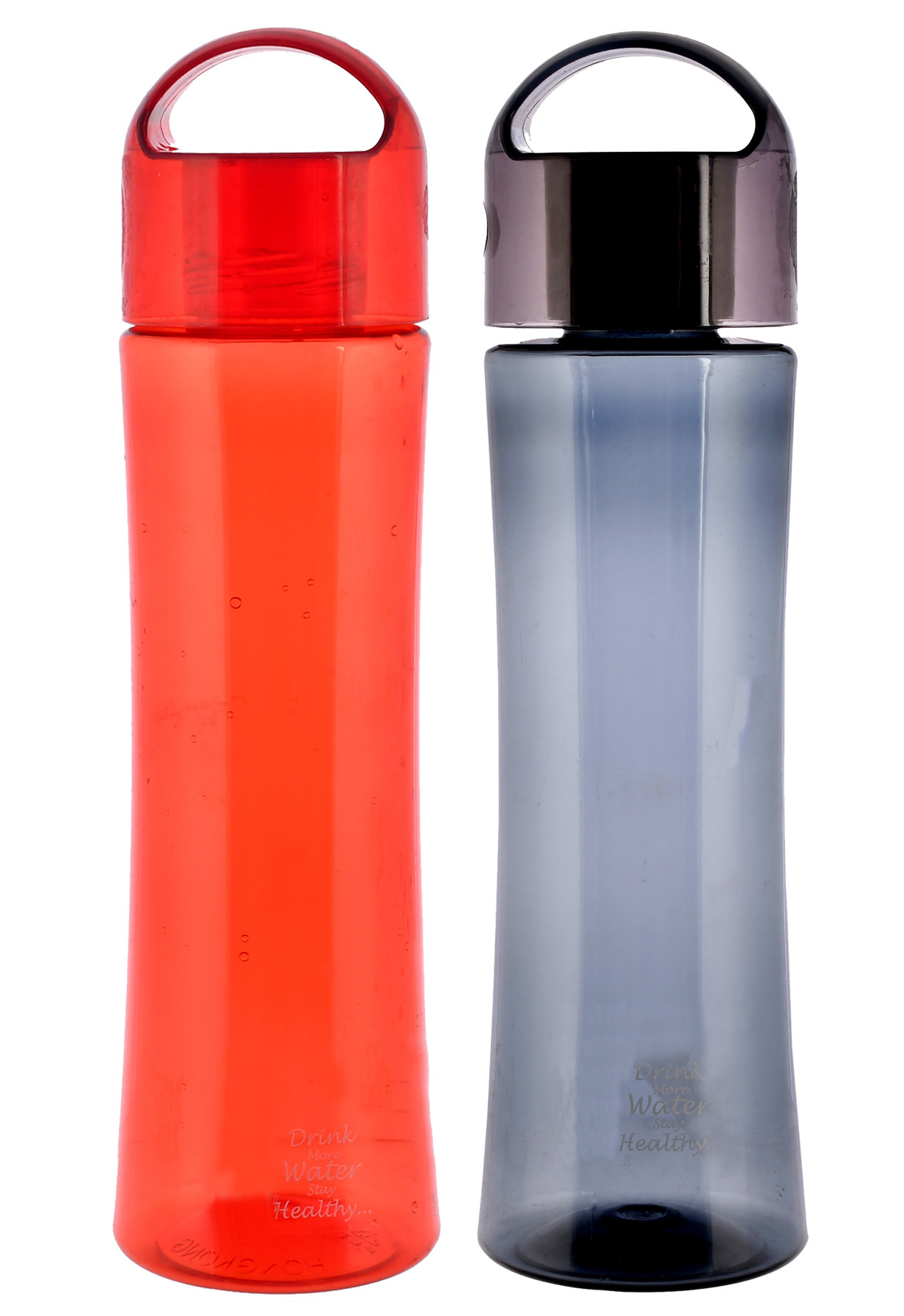 Kuber Industries Unbreakable BPA & Leak Free Plastic Water Bottle-1 Litre,(Red & Grey)