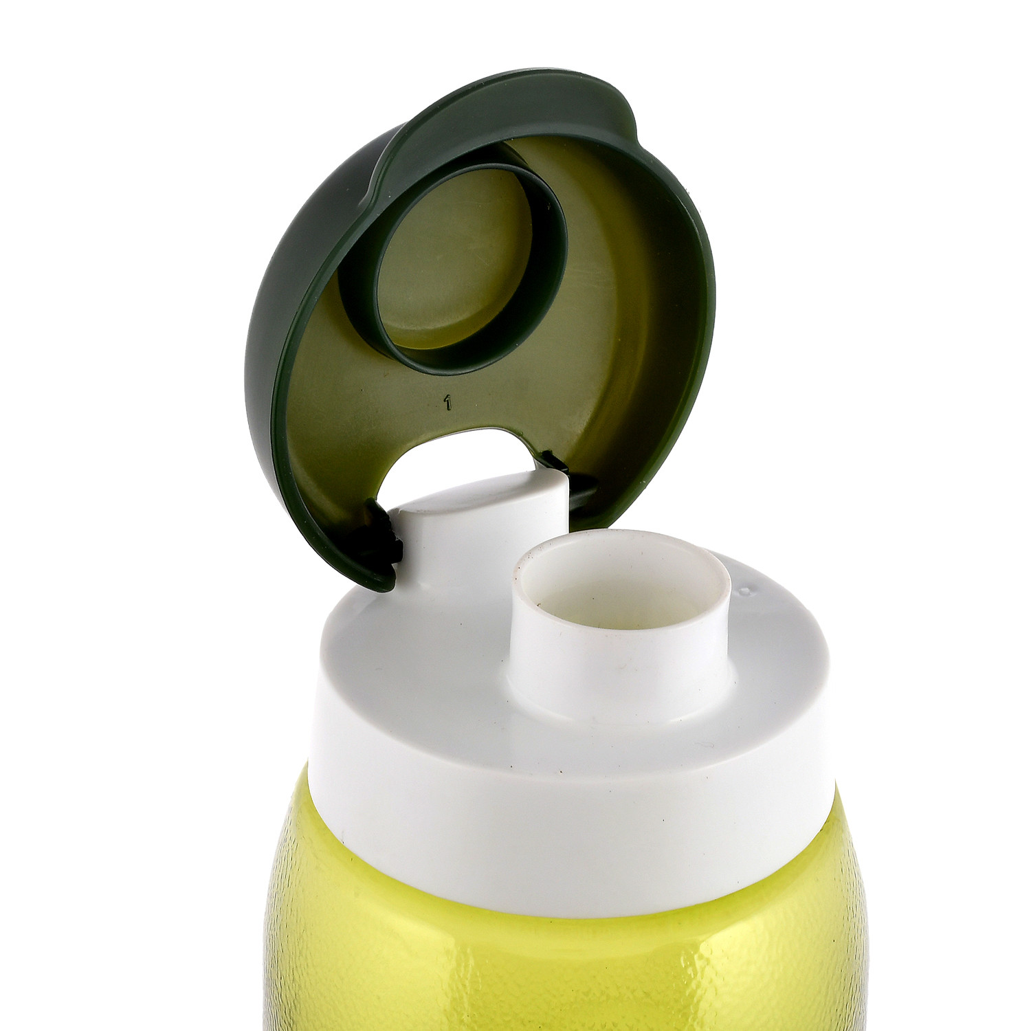 Kuber Industries Unbreakable BPA & Leak Free Plastic Water Bottle With Sipper- 1 Litre,(Green)