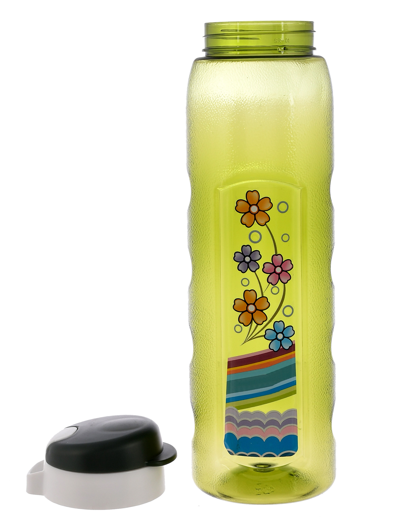 Kuber Industries Unbreakable BPA & Leak Free Plastic Water Bottle With Sipper- 1 Litre,(Green)