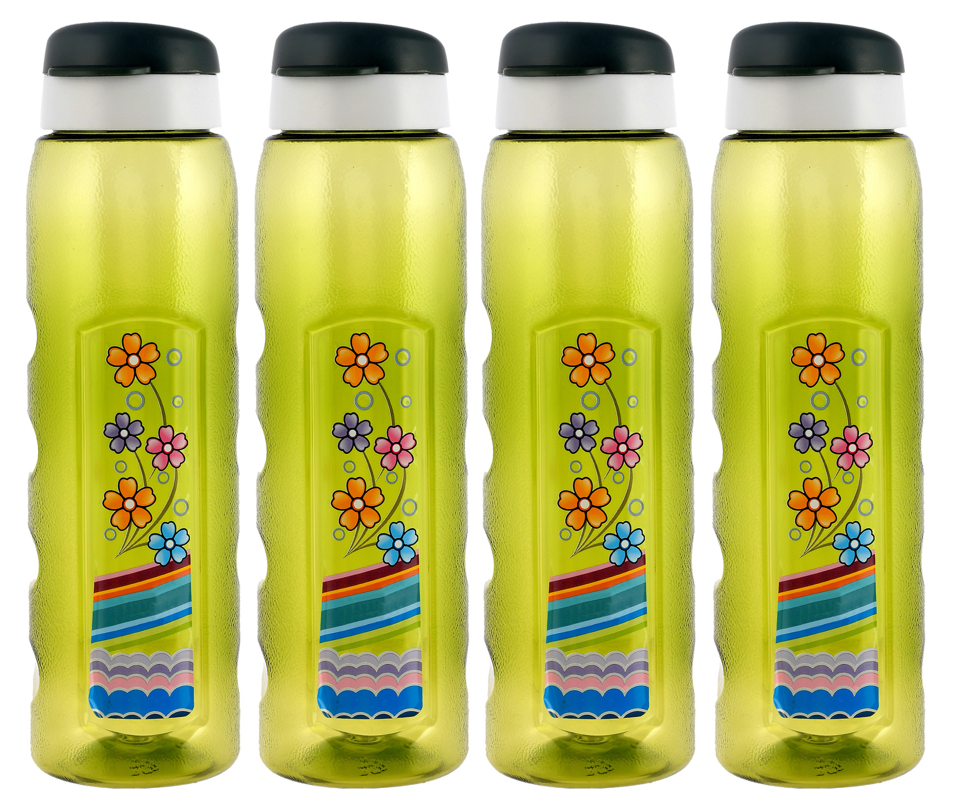 Kuber Industries Unbreakable BPA & Leak Free Plastic Water Bottle With Sipper- 1 Litre,(Green)