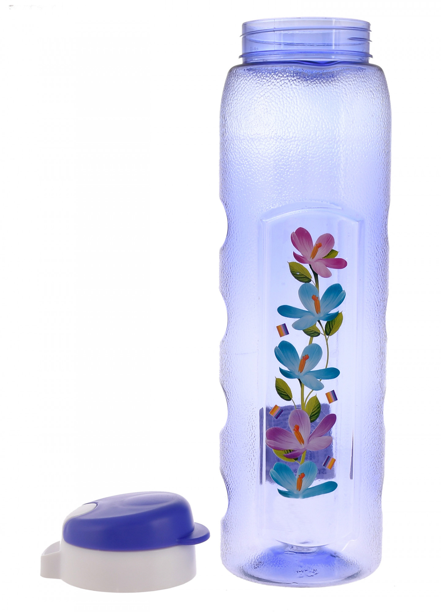 Kuber Industries Unbreakable BPA & Leak Free Plastic Water Bottle With Sipper- 1 Litre,(Purple)