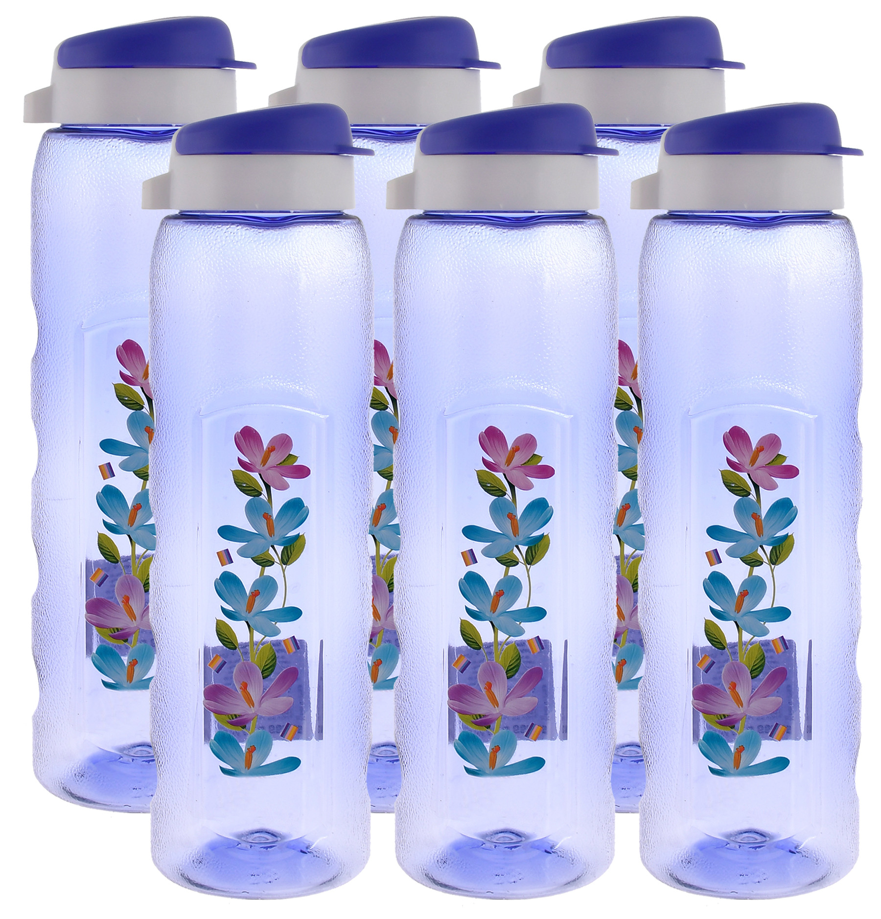 Kuber Industries Unbreakable BPA & Leak Free Plastic Water Bottle With Sipper- 1 Litre,(Purple)