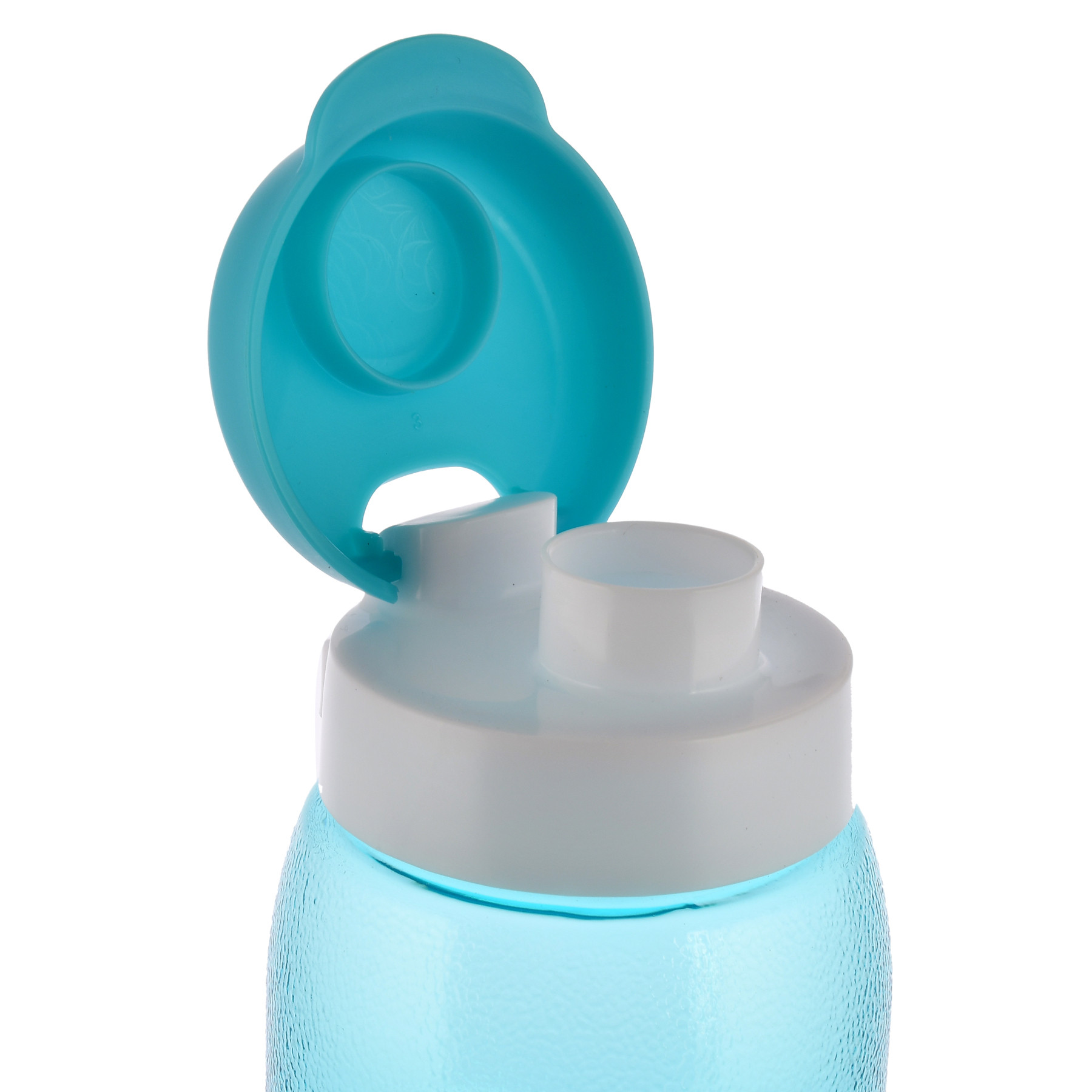 Kuber Industries Unbreakable BPA & Leak Free Plastic Water Bottle With Sipper-1 Litre, Pack of 4 (Green & Sky Blue)