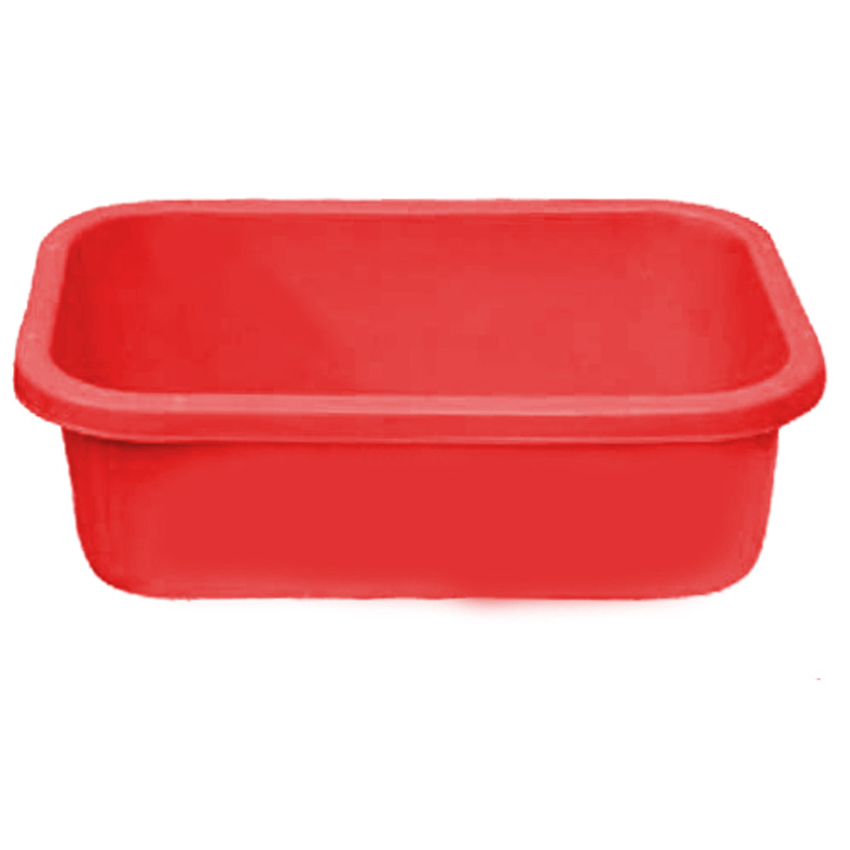 Kuber Industries Unbreakable Plastic Big Size Multipurpose Desk Organizer,kitchenTray,Storage Basket/ Big Tray (Red)-KUBMART1580
