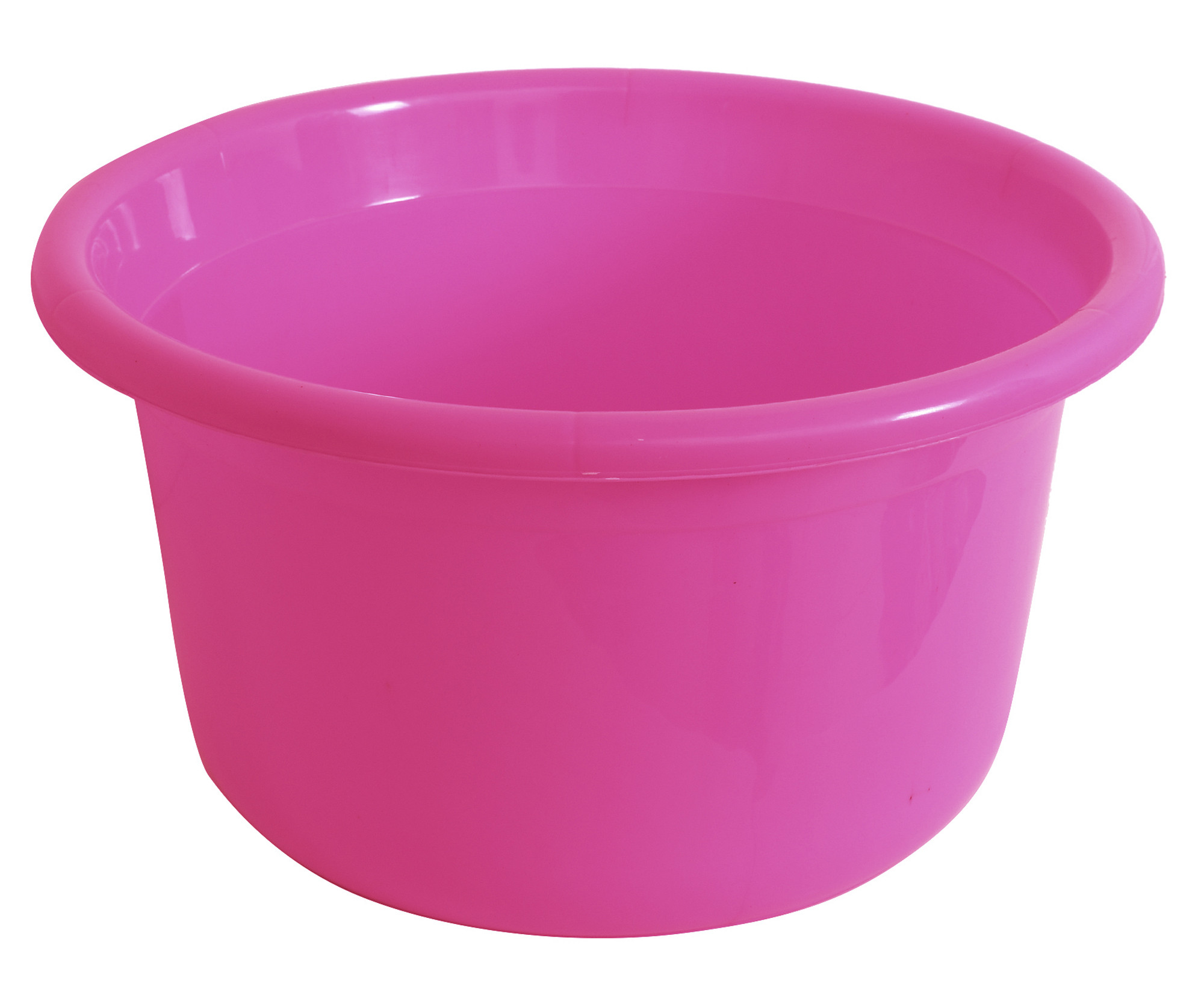 Kuber Industries Unbreakable Plastic Multipurpose Bath Tub/Washing Tub 25 Ltr (Pink)