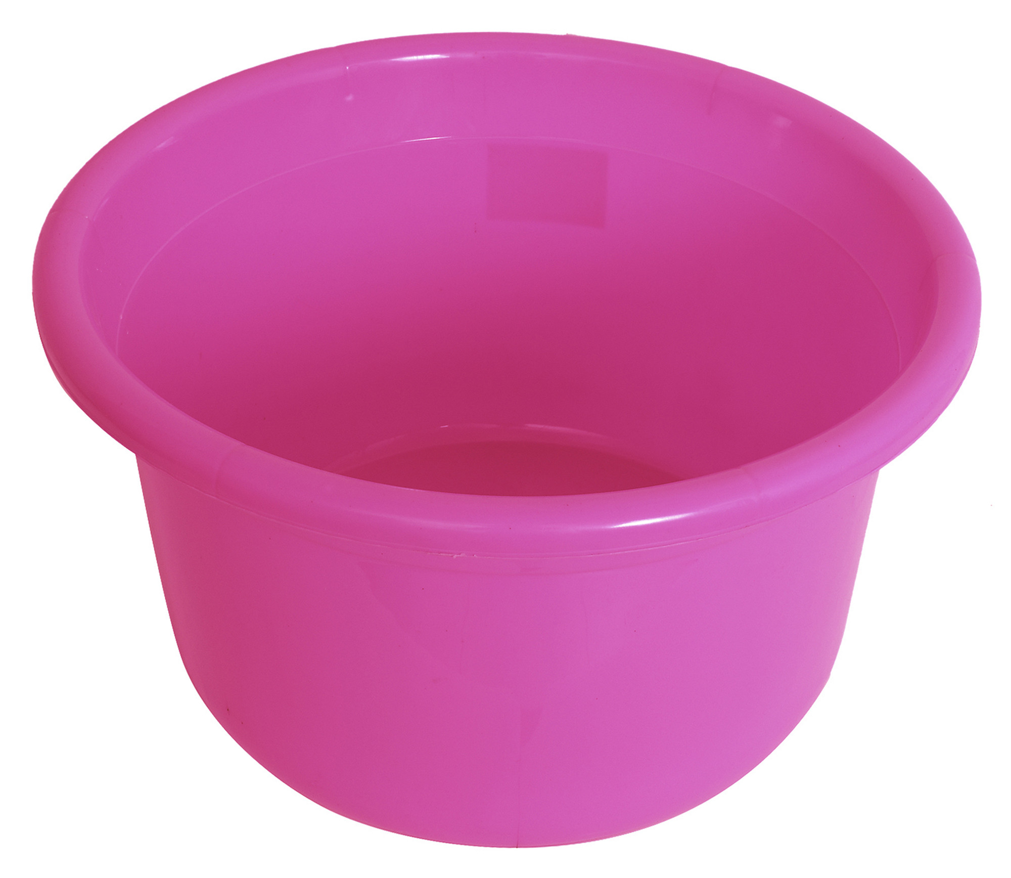 Kuber Industries Unbreakable Plastic Multipurpose Bath Tub/Washing Tub 25 Ltr (Pink)