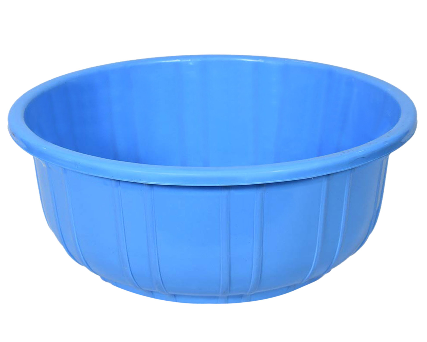 Kuber Industries Unbreakable Plastic Multipurpose Bath Tub/Washing Tub 40 LTR (Blue)-KUBMART3192