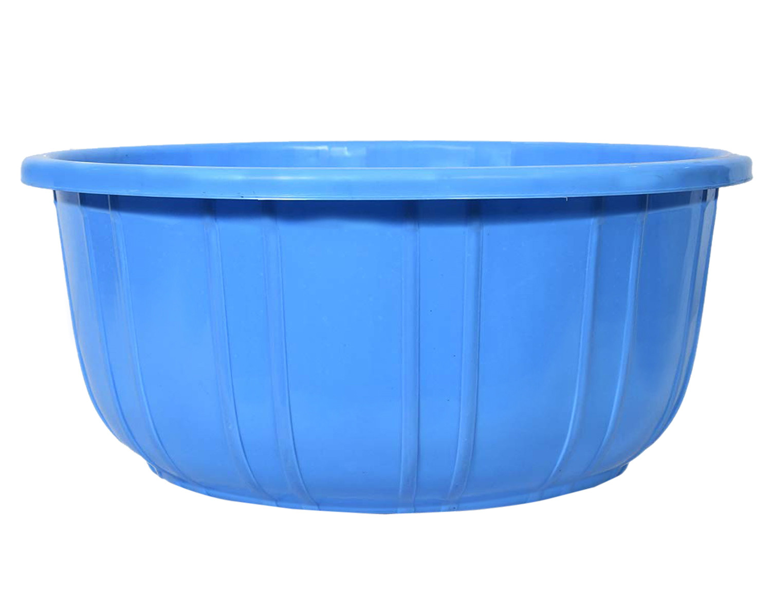 Kuber Industries Unbreakable Plastic Multipurpose Bath Tub/Washing Tub 40 LTR (Blue)-KUBMART3192
