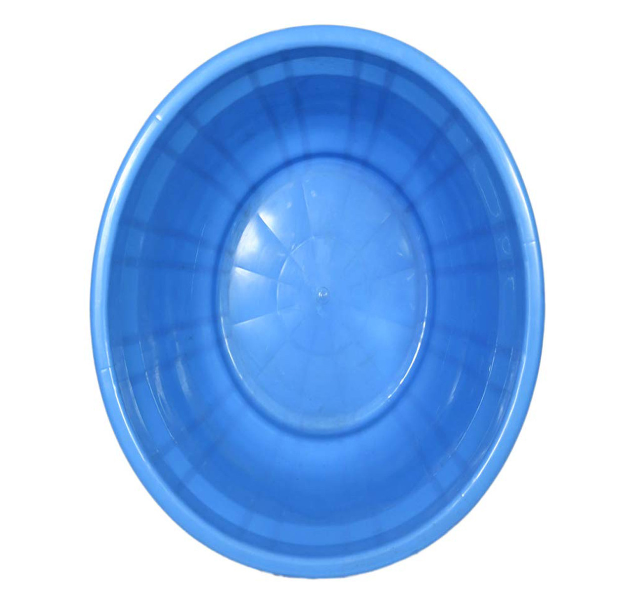 Kuber Industries Unbreakable Plastic Multipurpose Bath Tub/Washing Tub 40 LTR (Blue)-KUBMART3192