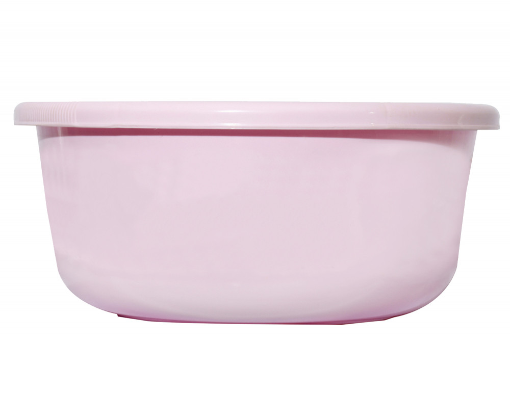 Kuber Industries Unbreakable Plastic Multipurpose Bath Tub/Washing Tub 40 LTR (Pink) -KUBMART1280