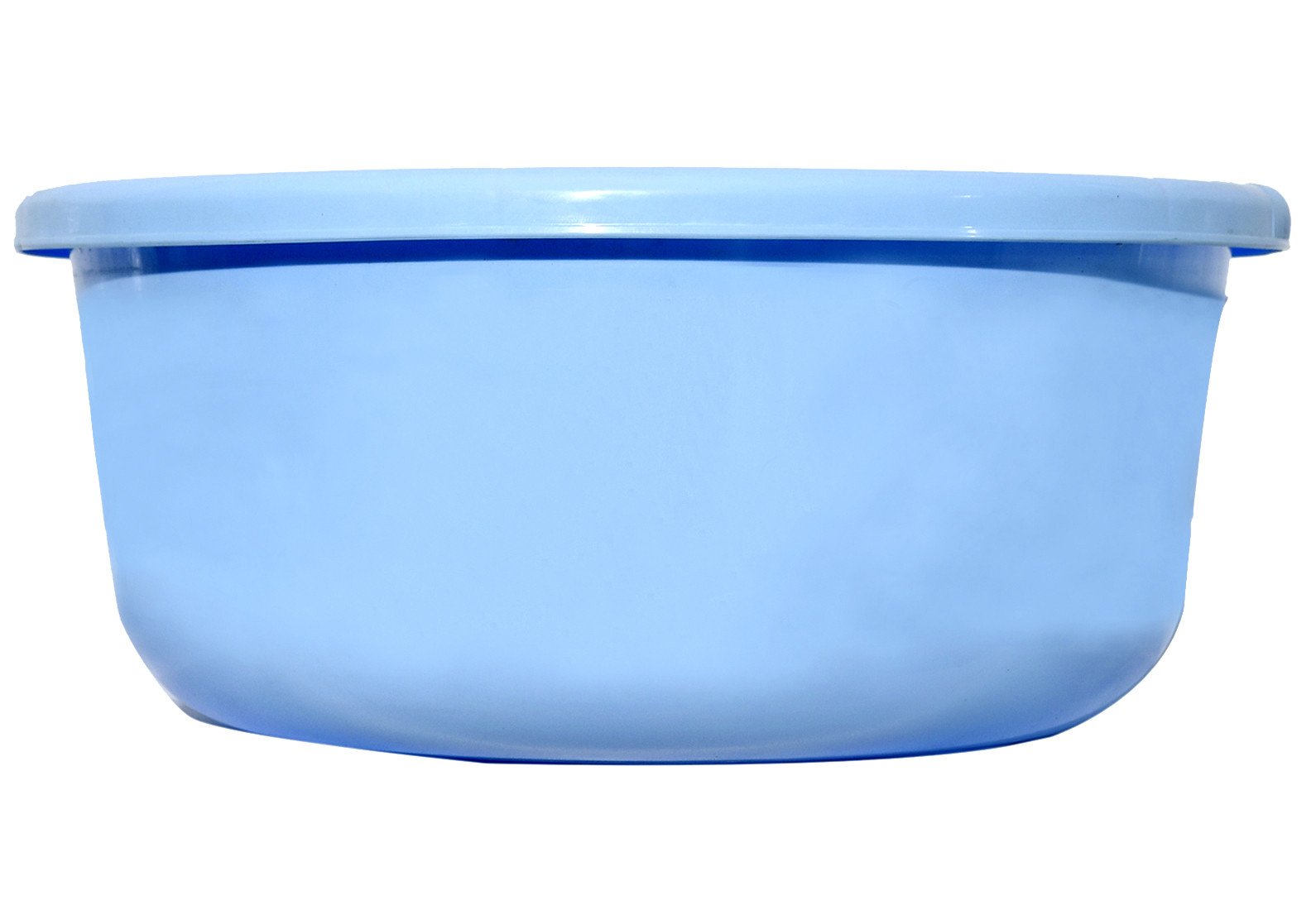 Kuber Industries Unbreakable Plastic Multipurpose Bath Tub/Washing Tub 40 LTR (Sky Blue) -KUBMART1276
