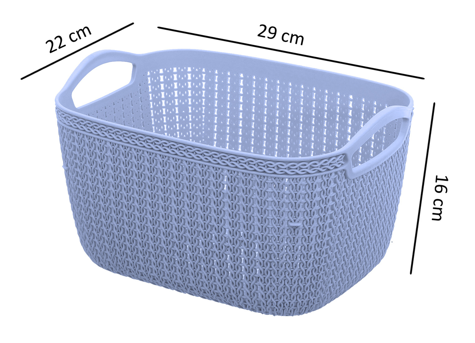 Kuber Industries Unbreakable Plastic Multipurpose Large Size Flexible Storage Baskets / Fruit Vegetable Bathroom Stationary Home Basket with Handles (Grey) -CTKTC37831
