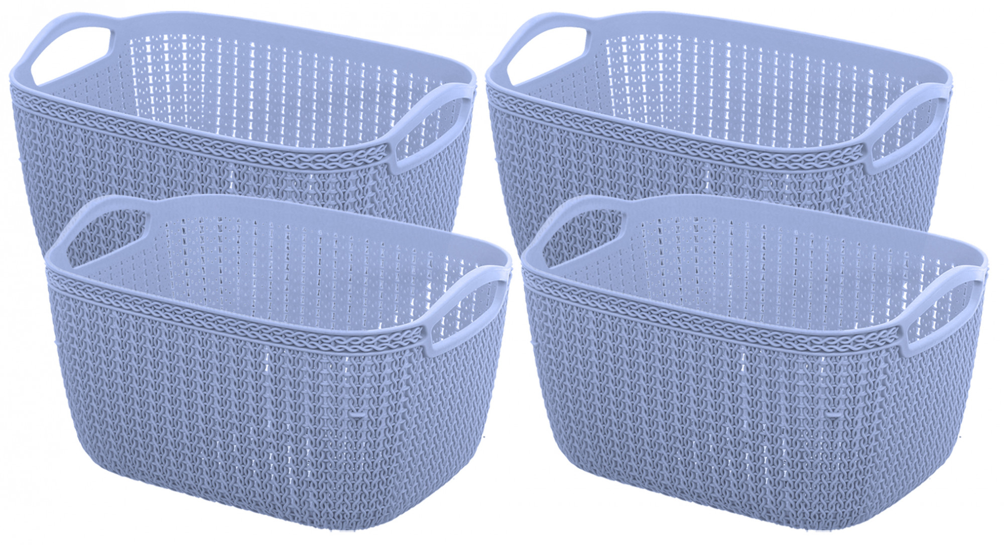 Kuber Industries Unbreakable Plastic Multipurpose Large Size Flexible Storage Baskets / Fruit Vegetable Bathroom Stationary Home Basket with Handles (Grey) -CTKTC37831