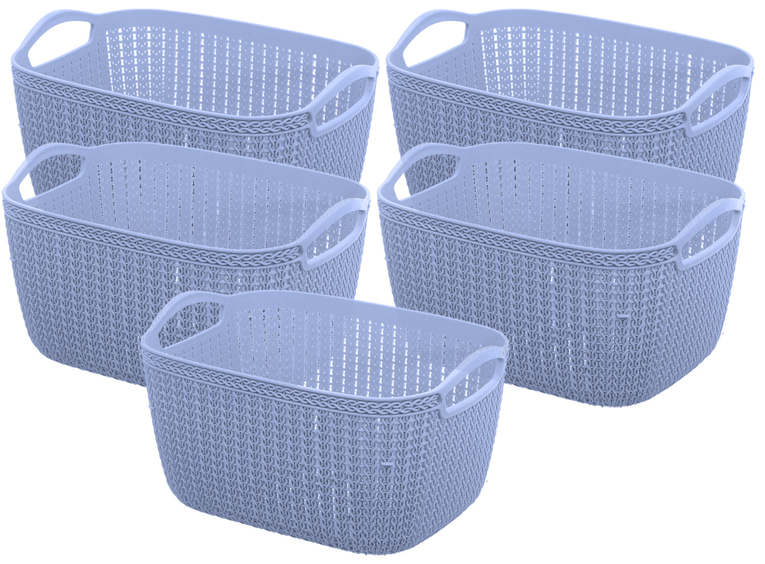 Kuber Industries Unbreakable Plastic Multipurpose Large Size Flexible Storage Baskets / Fruit Vegetable Bathroom Stationary Home Basket with Handles (Grey) -CTKTC37831