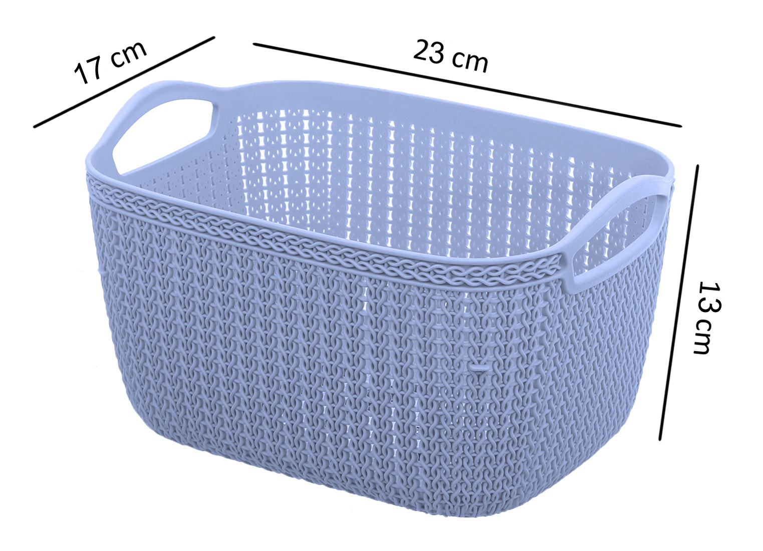 Kuber Industries Unbreakable Plastic Multipurpose Medium Size Flexible Storage Baskets / Fruit Vegetable Bathroom Stationary Home Basket with Handles (Grey) -CTKTC39063