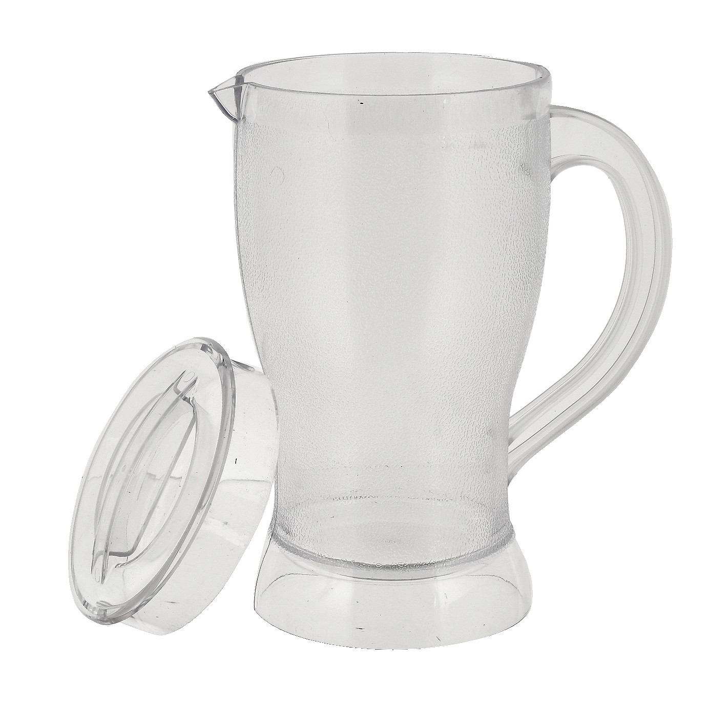 Kuber Industries Unbreakable Plastic Tableware Serving Lemon Set, Water jug with 6 Water Glass,(Set of 7 Pcs)
